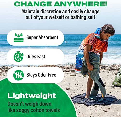 COR Surf Poncho Changing Towel with Hood and Pocket