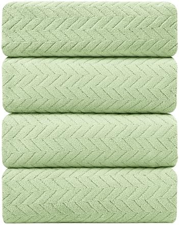 CARGOMEN Oversized Bath Towel Set 4PCS Olive