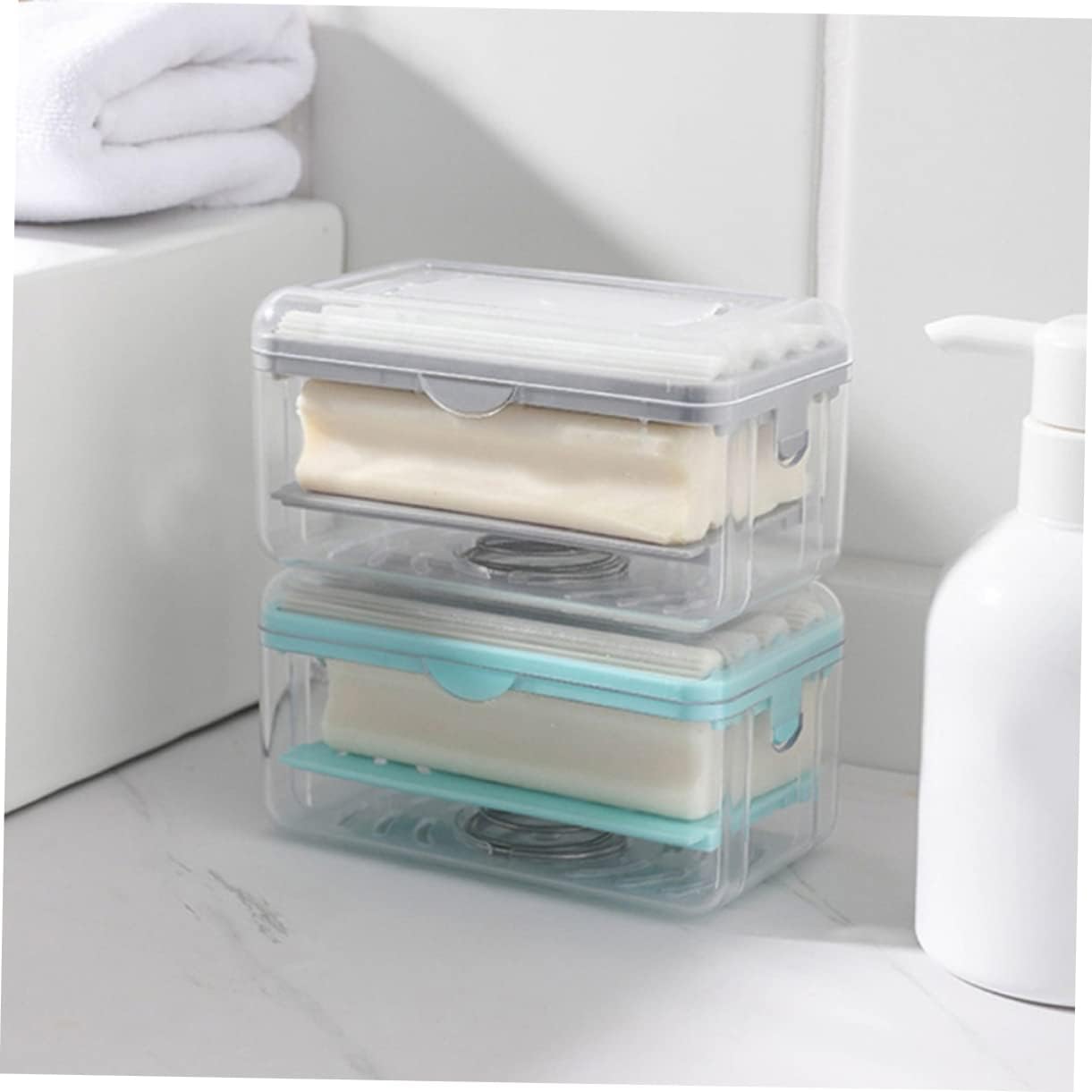 Ciieeo Soap Foaming Box - Multi-Functional Holder for Home Bathroom Kitchen Travel