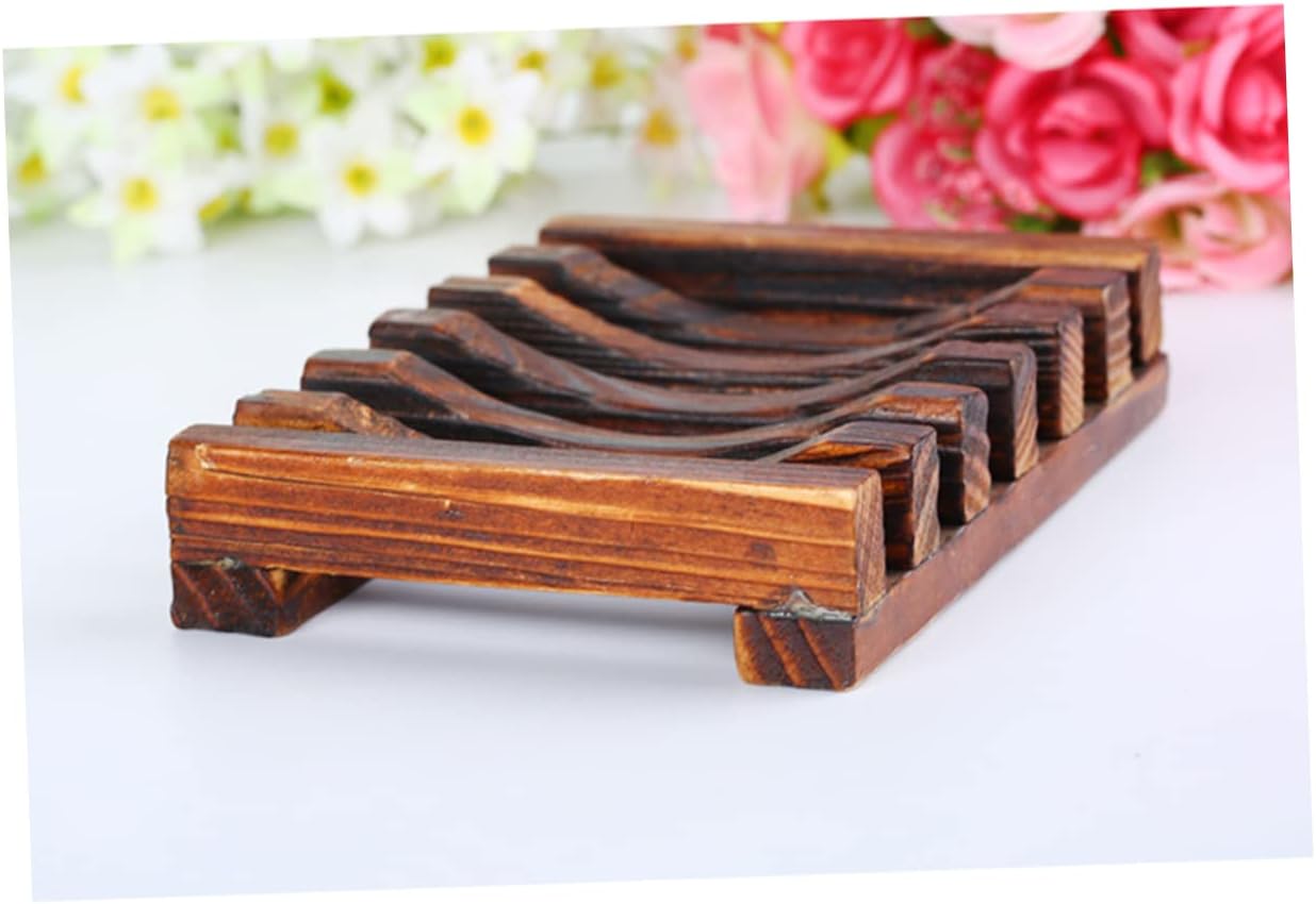 FONDOTIN Natural Carbonized Bamboo Soap Holder 1
