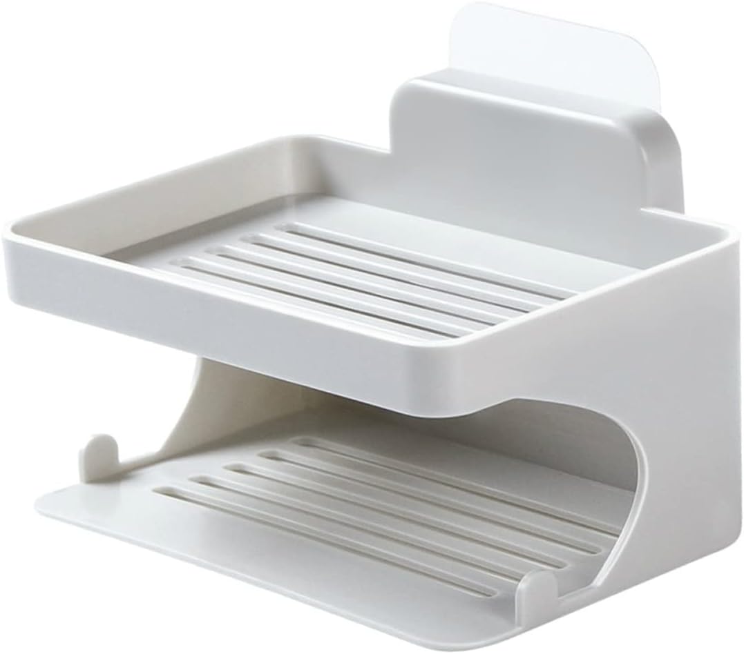 Double Layer Soap Dish Holder for Bathroom and Kitchen 1