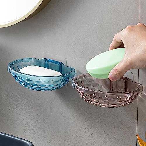Wall Mount Soap Holder with Acrylic Dish for Bathroom