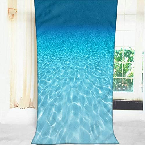 Moslion Comfy Bath Towels Underwater Scene Sea