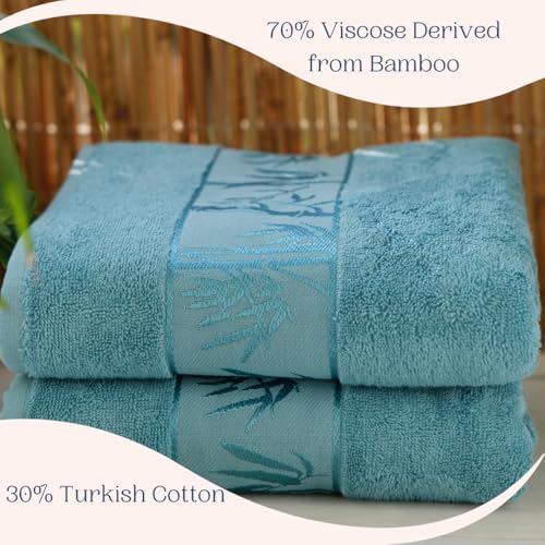 Set of 2 Luxury Super Soft Bath Towels 1