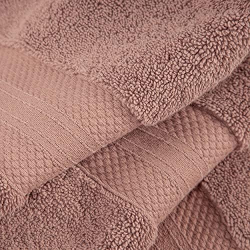 Superior Turkish Cotton 12-Piece Towel Set Taupe