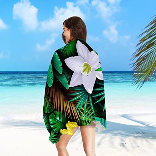 Longaoa Microfiber Beach Towel Quick Dry Super Absorbent