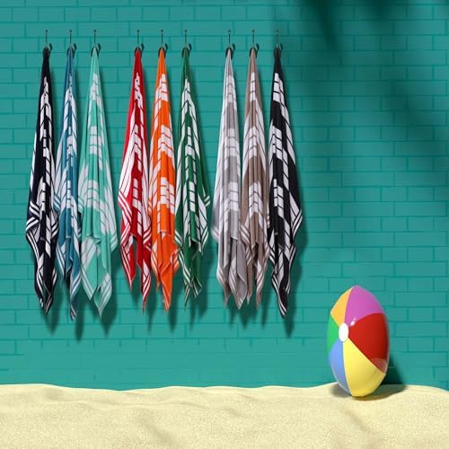 Superior Oversized Cotton Beach Towel Set of 2