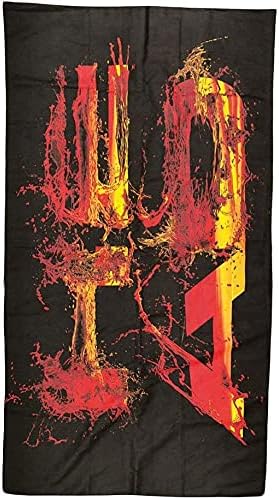 BWR Paint Splash Smooth Flat Microfiber Beach Towel 1