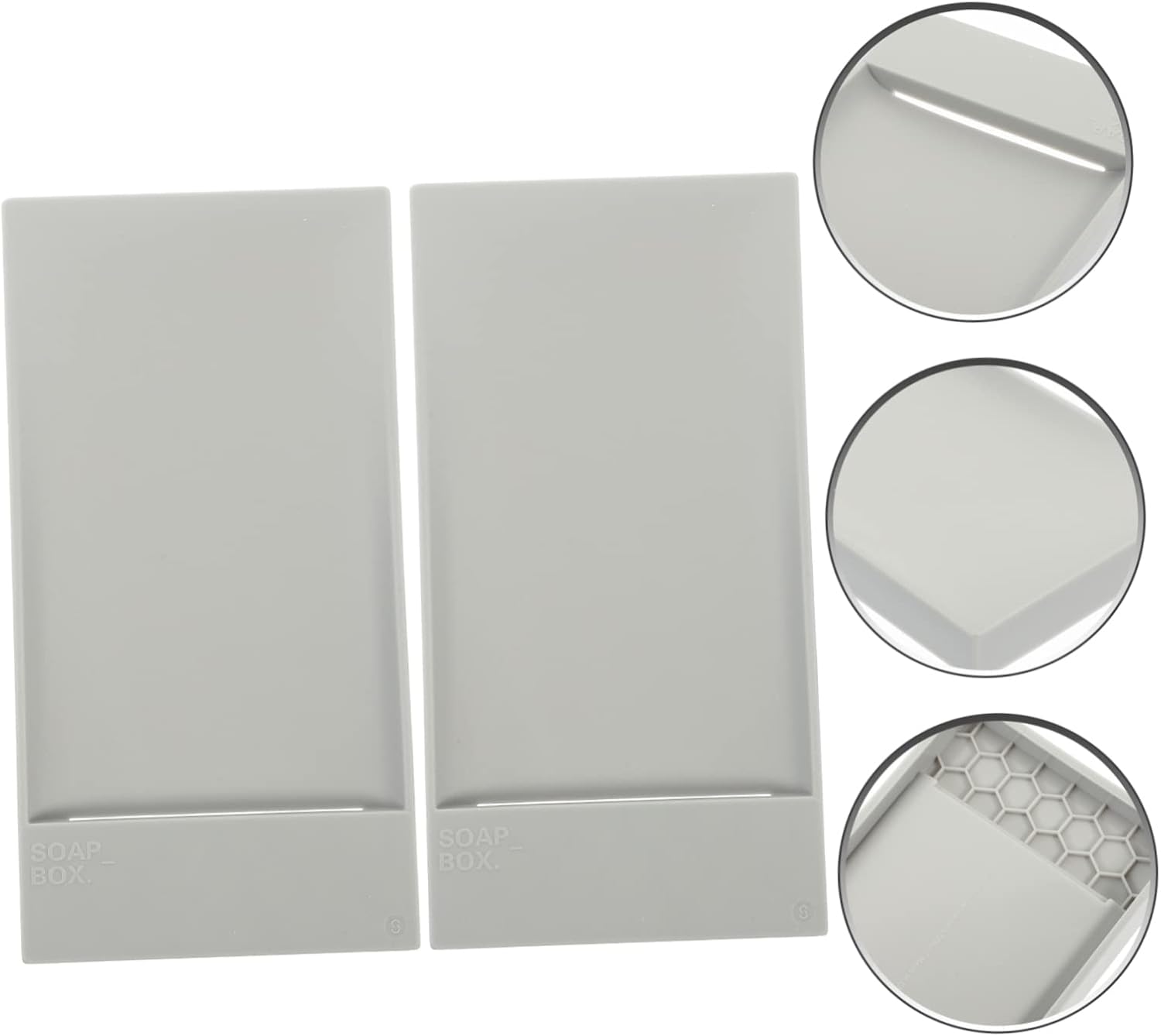 Alipis Self-Draining Soap Dish for Countertop