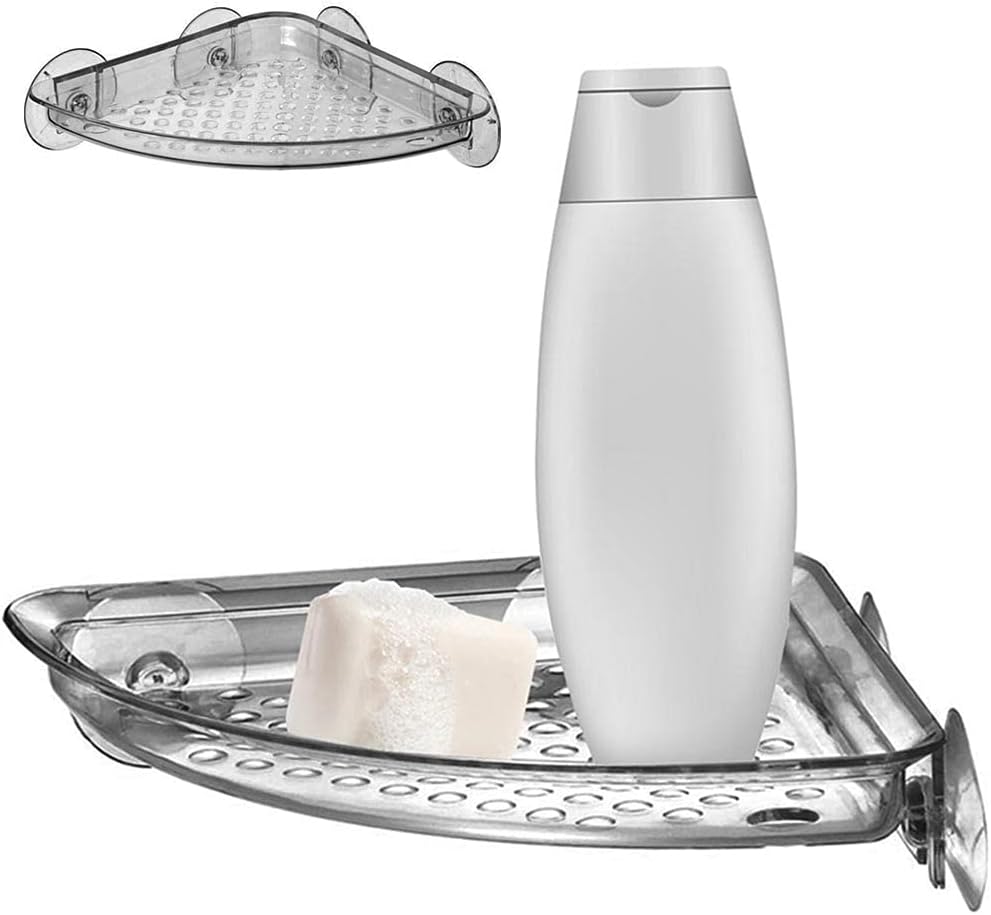 Bath Soap Dish Tray with Suction Cup Holder 1