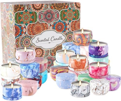 36-Pack Scented Candles Gift Set for Women
