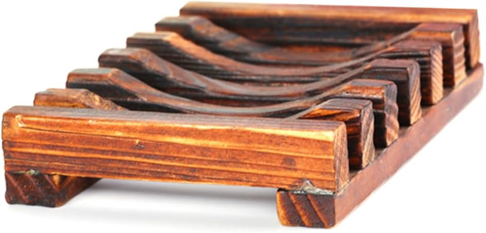 COOLHIYA Carbonized Soap Holder for Bathroom Kitchen