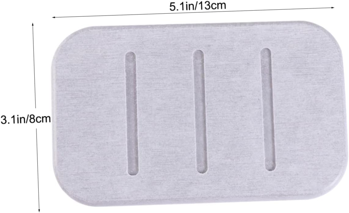 PRETYZOOM Non-Slip Diatomite Soap Dish Grey
