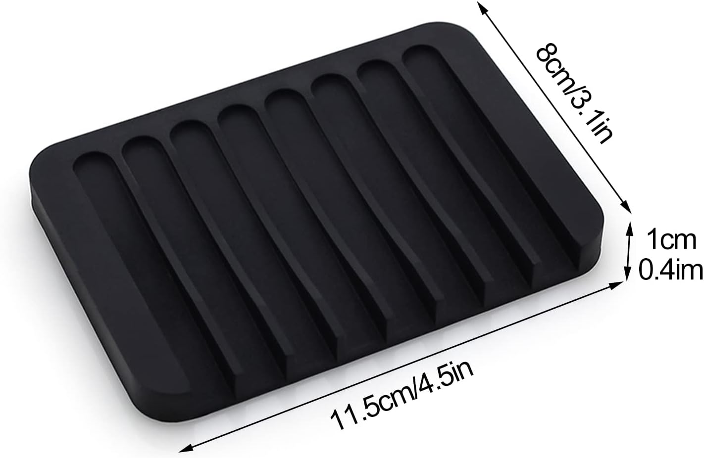Handmade Silicone Soap Dish with Hollow Drainage