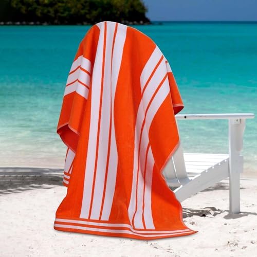 Superior Oversized Cotton Beach Towel Set of 2
