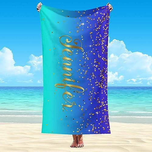 Artsadd Personalized Beach Towel with Name 1
