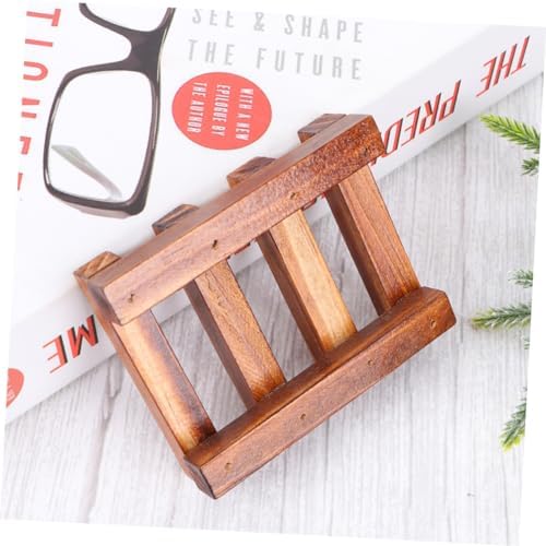 DRESSOOS Wooden Soap Holder Retro Design for Bathroom