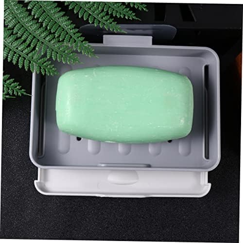 Wall-Mounted Soap Dish Draining Holder for Bathroom Kitchen
