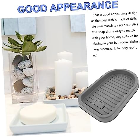 Multi-Purpose Draining Soap Dish Holder for Kitchen and Bathroom