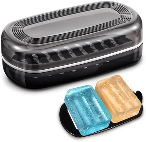 Bar Soap Travel Case with Lid and Drainage