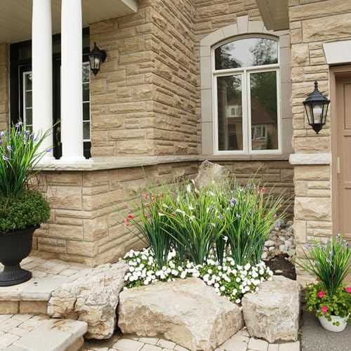 MelorcaGuilla 3PCS 23 Artificial Grass for Garden Dcor