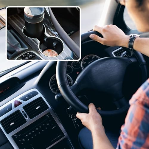 Takiito Flowers Car Cup Holder Coasters 2 Pack