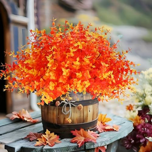 Summer Flower 10pcs Artificial Fall Boxwood Decor