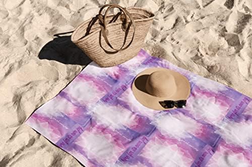 Quick-Dry Microfiber Beach Towel - Sand-Repellent and Ultra-Soft 1