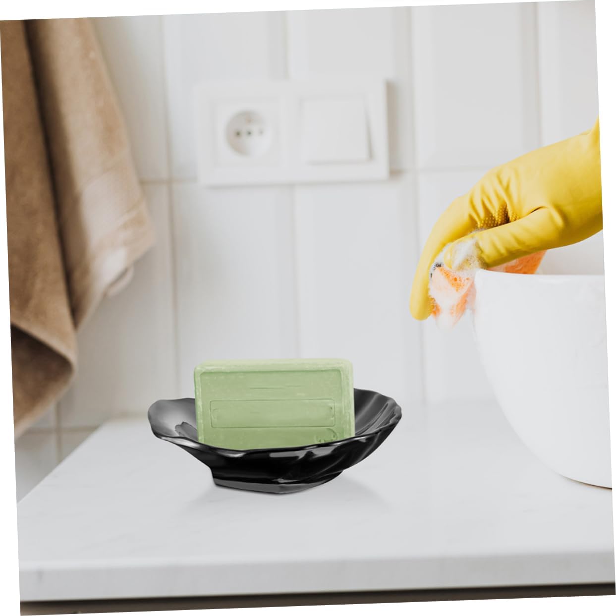 PRETYZOOM Shell Soap Dish 2pcs Bar Soap Holder for Shower Bathroom 1