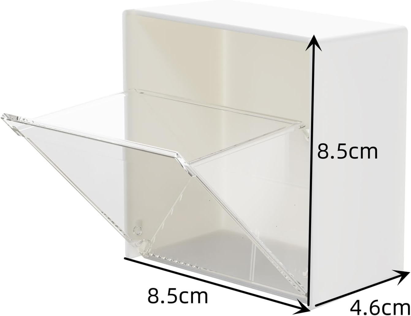 Wall Mounted Qtip Holder for Bathroom and Office