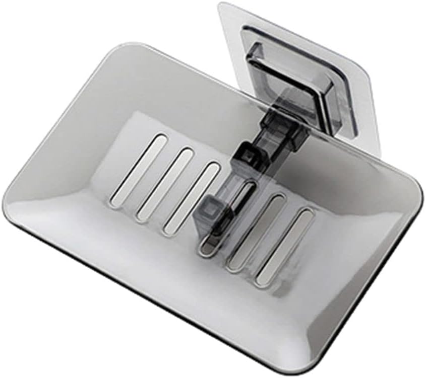 HomeSoGood Wall-Mounted Soap Dish Shelf Black