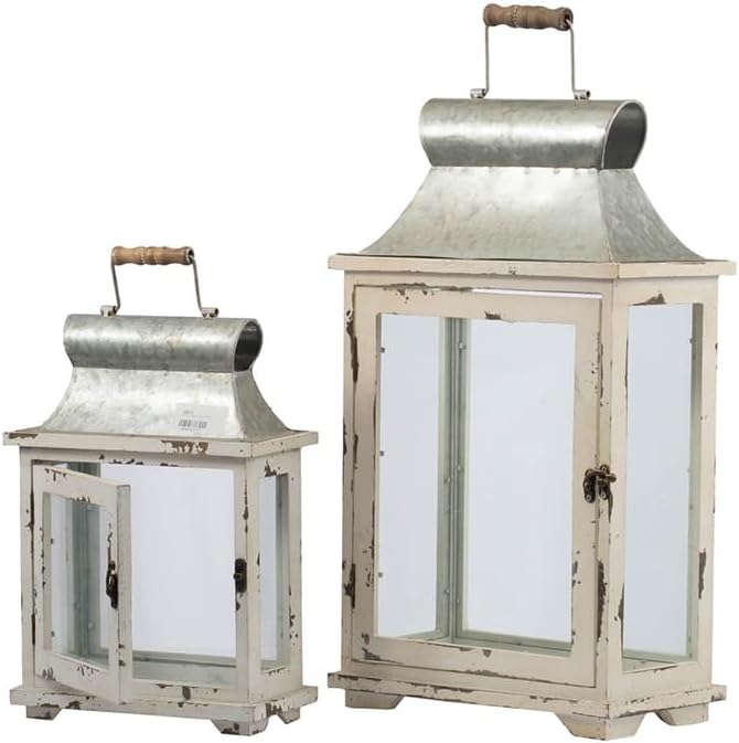 Strawberry Fairy Decorative Candle Lanterns Set of Two 1
