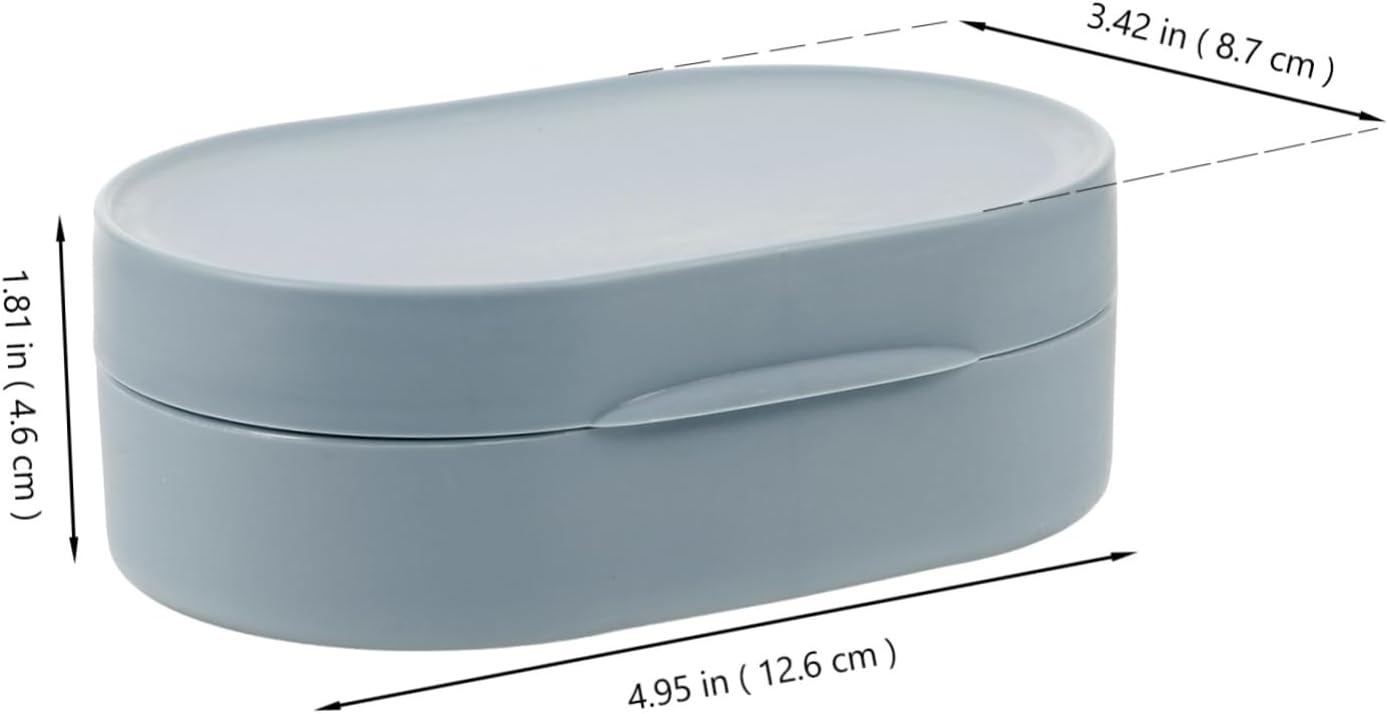 ABOOFAN Waterproof Soap Box with Lid for Home and Travel