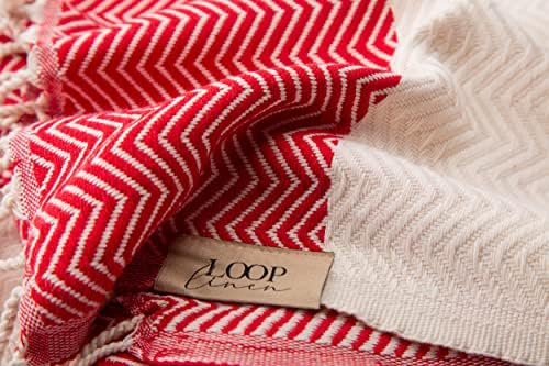 Loop Linen Large Cotton Beach Towel Soft Stylish
