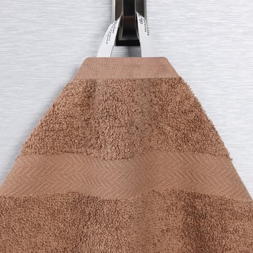 Superior 6-Piece Cotton Towel Set - Latte 1