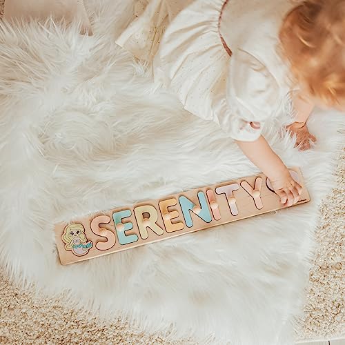 Personalized Wooden Name Puzzle for Toddlers