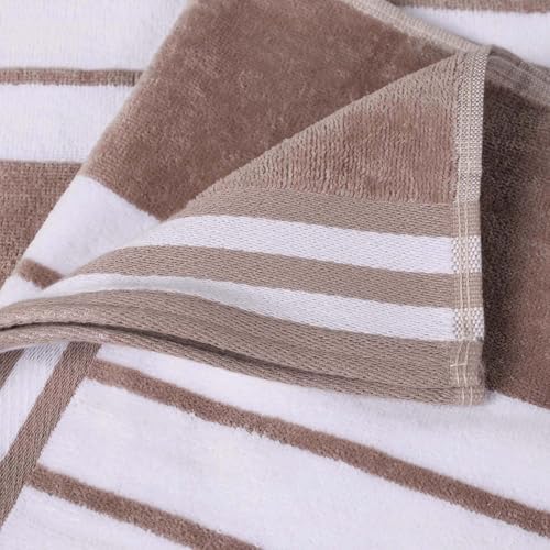 Superior Oversized Cotton Beach Towel Set of 4 1