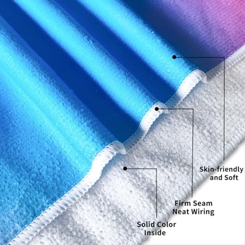 Microfiber Beach Towel Quick Dry Sand Free Large 55x275in