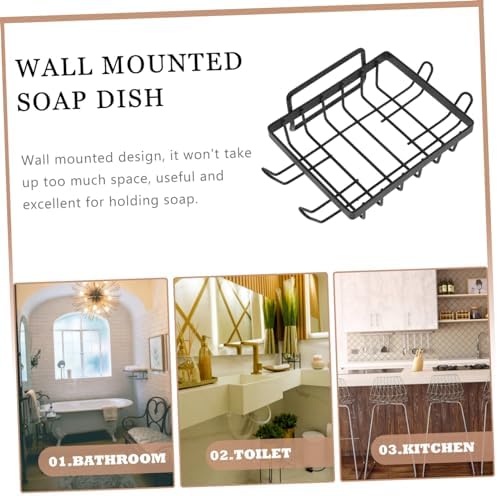 LIFKICH Wall Mounted Soap Dish - Rustproof and Self Draining