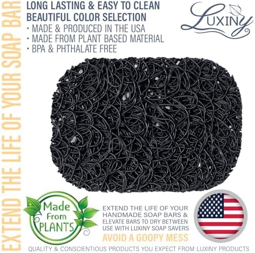 Luxiny American Made Soap Saver Lift - Plant Based Black Onyx