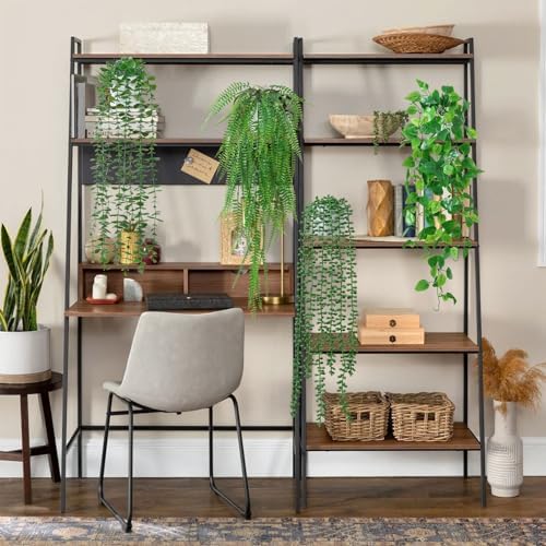 Dremisland 4 Pack Artificial Hanging Plants with Pots