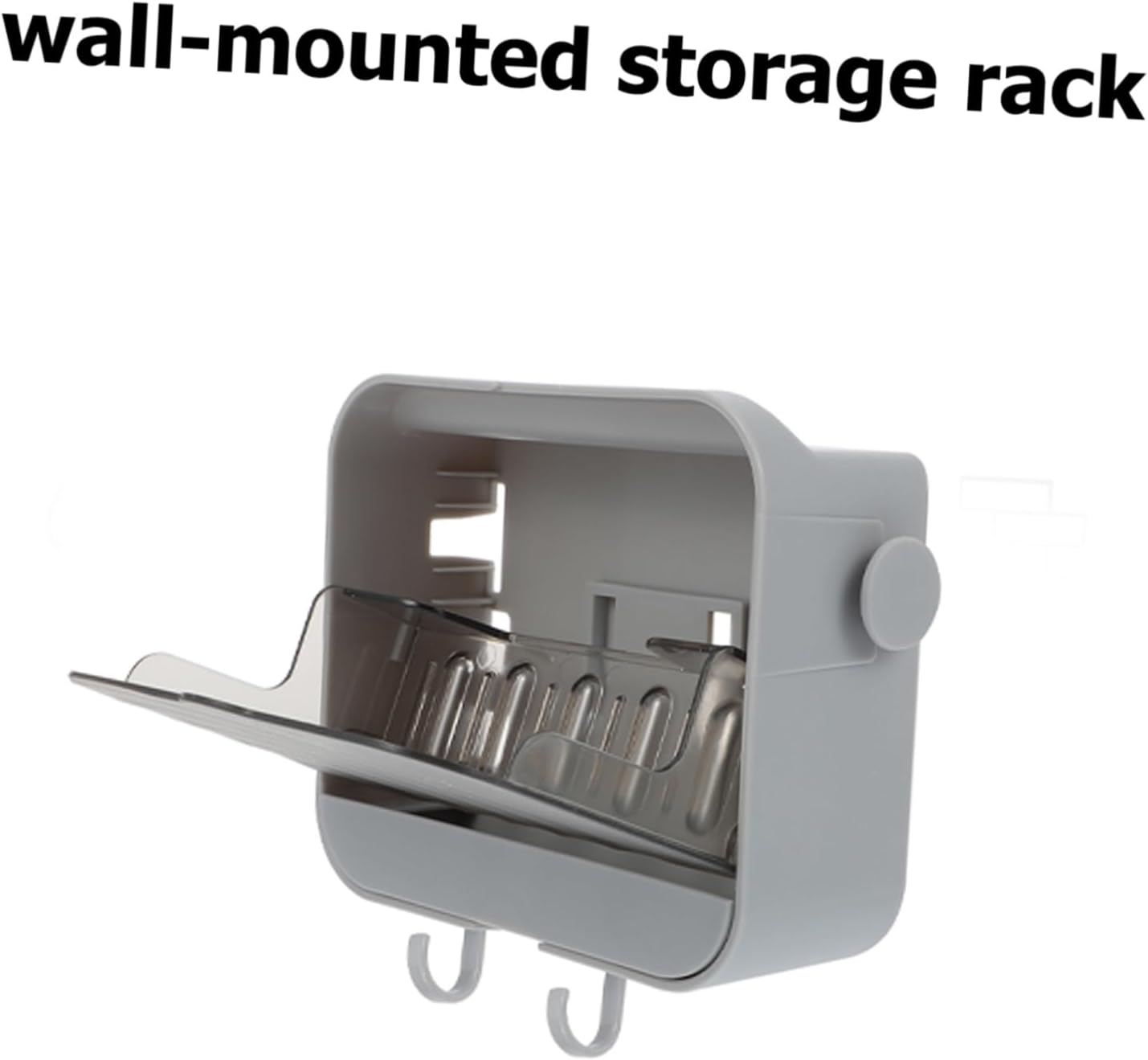 Zerodeko 2 Hooks Wall-Mounted Soap Dish 1