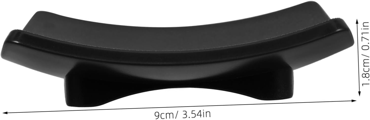 Curved Soap Dish - Sturdy ABS Bar Holder for Bathroom Kitchen