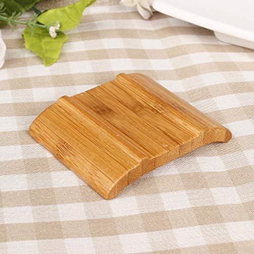 Bamboo Soap Holder Dish Tray for Home Bathroom Kitchen