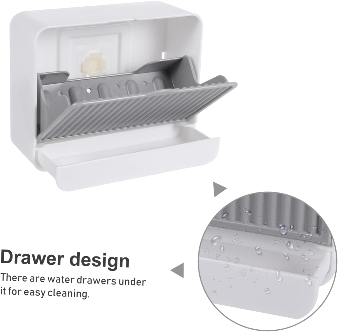 HOOTNEE 60 Swing Open Soap Dish Holder