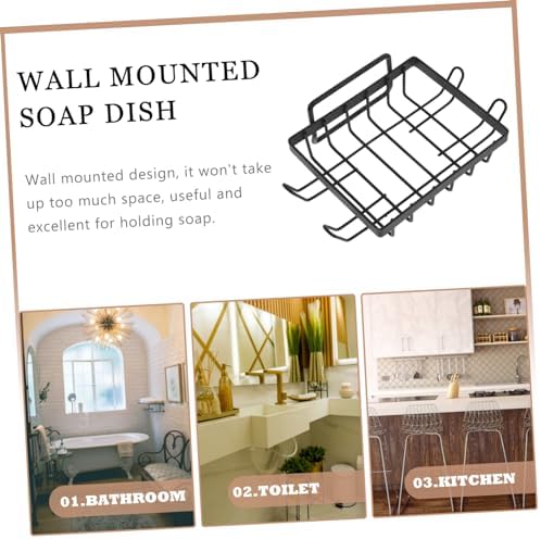 PRETYZOOM Wall Mounted Bar Soap Holder with Drainage