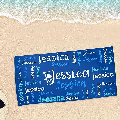 Artsadd Personalized Beach Towel with Name