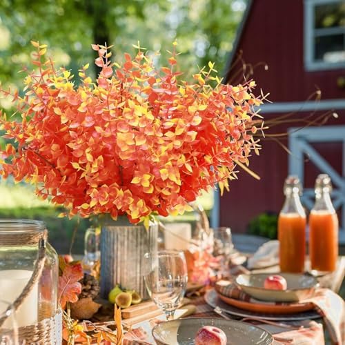 Summer Flower 10pcs Artificial Fall Boxwood Decor