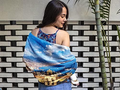 Napoli Design Microfiber Beach Towel - 30x62 inches