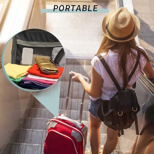 4 Pack Travel Soap Holder Set with Foaming Net and Packaging Bags Grey